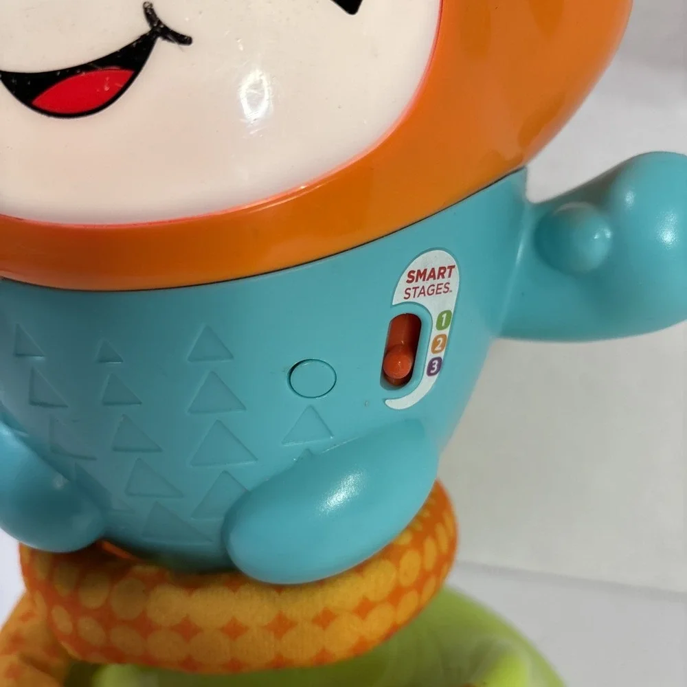 Fisher-Price Bright Beats Juniors BeatBo Blue Orange Interactive Musical Toy